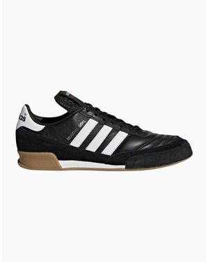 adidas Mundial Goal Leather Indoor Football Shoes - Black