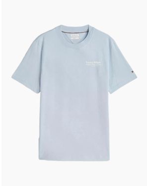 Tommy Hilfiger Nautical Back Graphic T-Shirt C10 Breezy - Blue