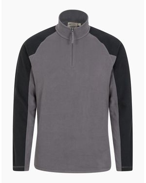Mountain Warehouse Ashbourne Ii Half Zip Fleece Top - Grey