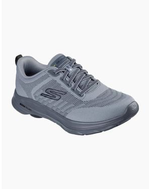 Skechers Go Walk 8 Day Textile Standard Trainers - Blue