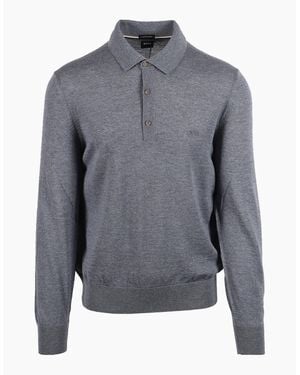 BOSS Boss Boss H Lancione Polo Medium - Grey