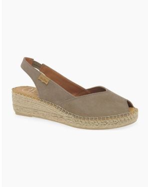 Toni Pons Bernia Wedge Heel Espadrille Sandals - Brown