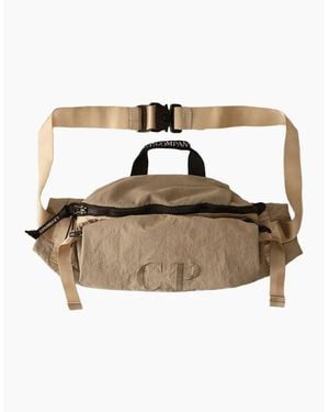 C.P. Company Plain Paper Touch Waistbag - Brown