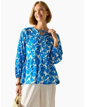 Regatta Ladies Primden Fleur Bloom Shirt - Blue