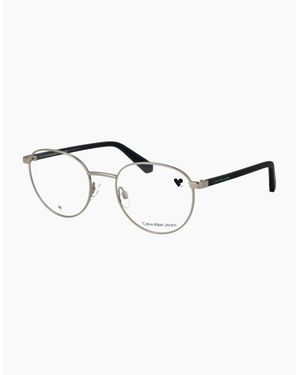 Calvin Klein Jeans Frames With Sunglasses-Clips Ckj23221 Clip-On 040 52 - Metallic