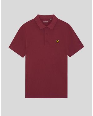 Lyle & Scott Technical Polo Shirt - Red