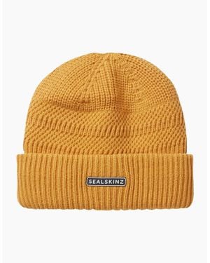 SealSkinz Gressenhall Roll Cuff Beanie - Natural