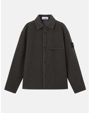 Stone Island Compass 1200034 Overshirt - Black