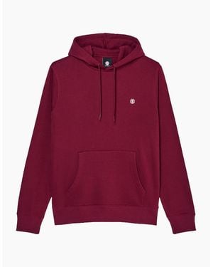 Element Icon Embroidery Hoodie - Red