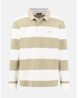Fynch-Hatton Striped Rugby Shirt New Off - White