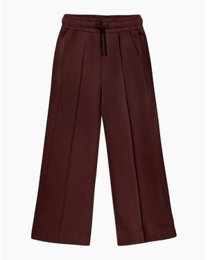 Ro&zo Chocolate- Wide-Leg Joggers - Red