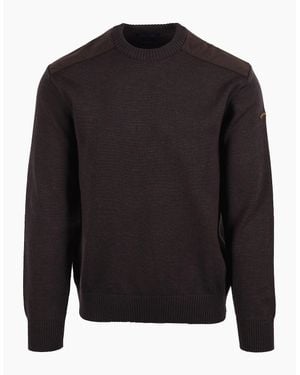 Paul & Shark Crew Neck Knitwear - Black