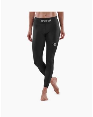Skins 7/8 Running Athletic Tights - Black