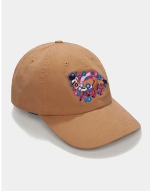 aubi Hendwell Washed Twill Cap - Yellow