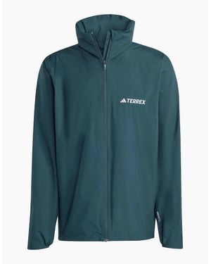 adidas Multi Essentials 2L Rain Jacket - Green