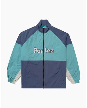Parlez Rail Leaf Track Jacket - Blue