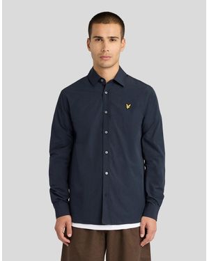 Lyle & Scott Micro-Check Shirt - Blue
