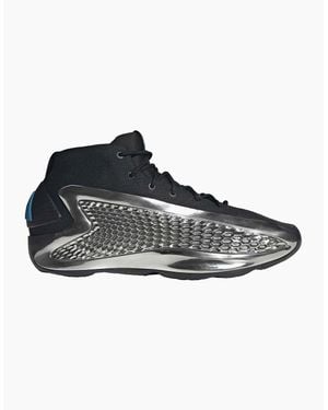 adidas Anthony Edwards Lace Up Mid Top Trainers - Black