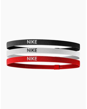 Nike Mixed Width Headband (Pack Of 3) - Red
