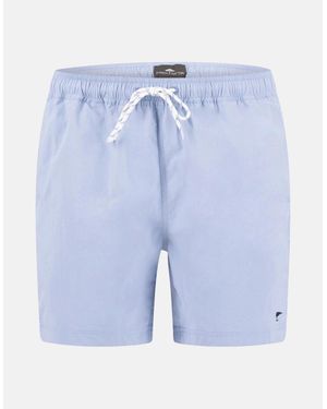 Fynch-Hatton Solid Swim Shorts New Breeze - Blue