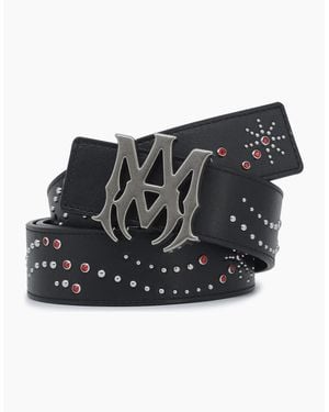 Amiri Ma Stud 4Cm Belt - Black