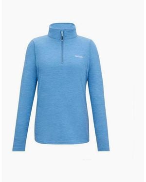 Regatta Ladies Sweetheart Quarter Zip Fleece Top - Blue