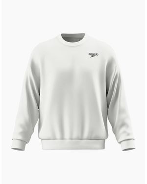 Speedo Adult Team Crew Neck Fleece Top - White
