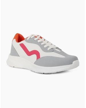 Regatta Ladymarinere Low Top Lace-Up Trainers - White