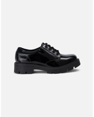 Kickers Kori Patent Leather Shoes - Black