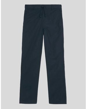 Lyle & Scott Linen Trousers - Blue