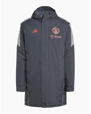 adidas Manchester United Stadium Parka 24 25 - Blue
