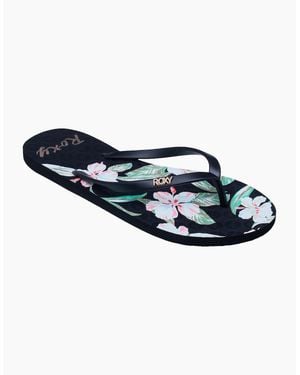 Roxy New Viva Printed Sandals - Blue