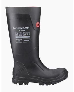 Dunlop Terrapro Full Safety Wellington Boots - Black