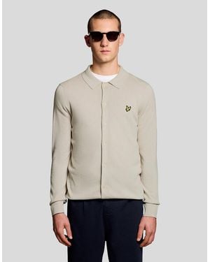 Lyle & Scott Cotton Knitted Shirt - Natural