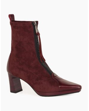 Hispanitas Bangkok Zip Ankle Boots - Purple
