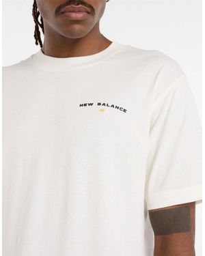 New Balance Balance Re Gr Tee 2 Sst Xl - White