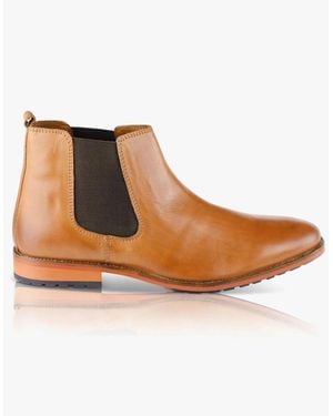 Silver Street London Argyll Chelsea Boots Tan - Brown