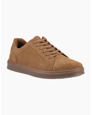 Hush Puppies Madden Suede Shoes - Brown
