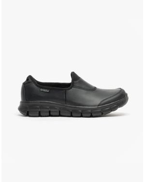 Skechers Work 76536Ec Sure Track Sr Occupational Shoes - Black
