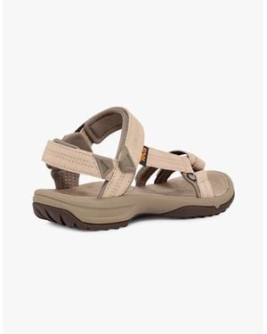 Teva Terra Fi Lite Suede Ankle Strap Sandals Feather - White