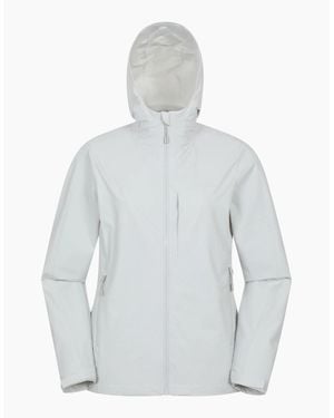 Mountain Warehouse Ladies Retreat Packable Soft Shell Jacket - White