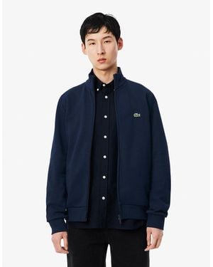 Lacoste Half Zip Fleece Sweatshirt - Blue