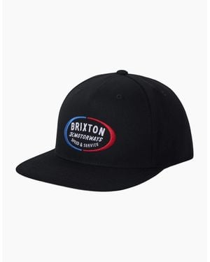 Brixton Rhett Snapback Baseball Cap - Blue