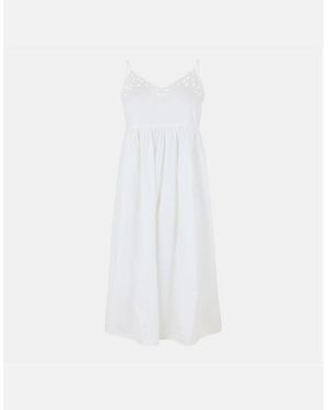 Vero Moda Vera Spaghetti Strap Midi Dress - White