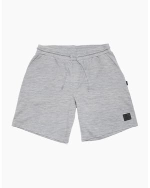Aquascutum Fleece Jogger Shorts - Grey