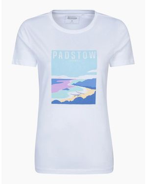 Mountain Warehouse Ladies Padstow Short-Sleeved T-Shirt - Blue