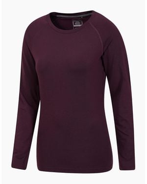 Mountain Warehouse Ladies Quick Dry Long-Sleeved Top - Purple