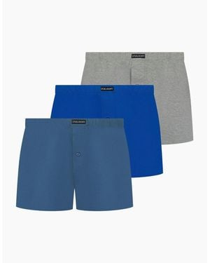 Lyle & Scott Temi Jersey 3 Pack Boxers - Blue