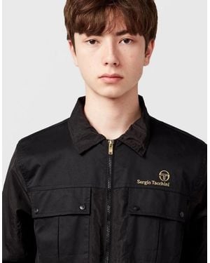 Sergio Tacchini Nuno Track Jacket Overshirt - Black