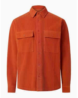 Belstaff Ravine Corduroy Shirt Burnt - Orange
